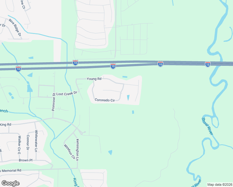 map of restaurants, bars, coffee shops, grocery stores, and more near 3018 La Salle Court in Crestview