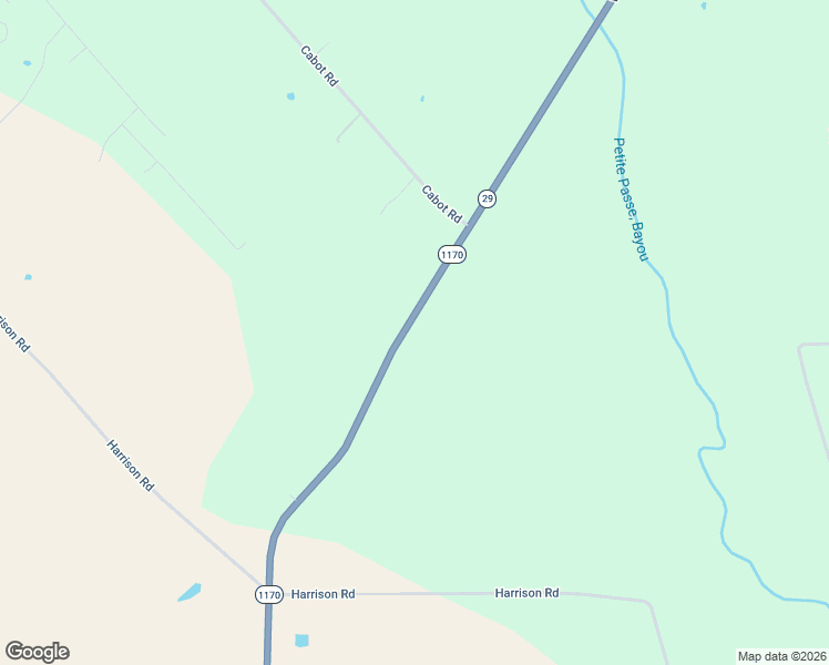 map of restaurants, bars, coffee shops, grocery stores, and more near State Route 1170 in Ville Platte