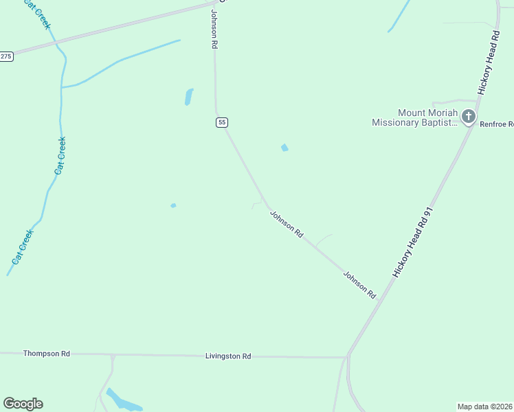 map of restaurants, bars, coffee shops, grocery stores, and more near 511 Johnson Road in Quitman