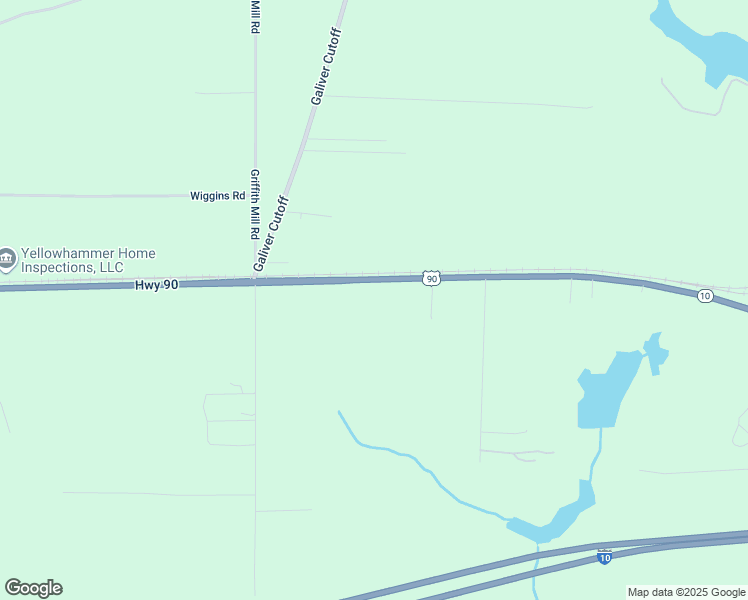 map of restaurants, bars, coffee shops, grocery stores, and more near 1060 U.S. 90 in Holt