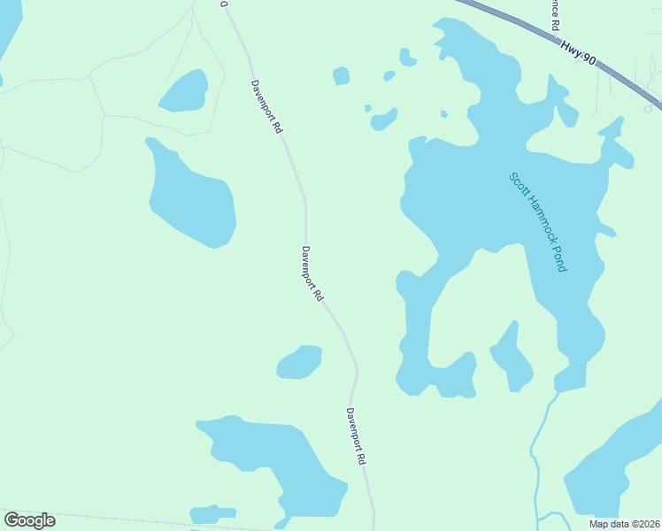 map of restaurants, bars, coffee shops, grocery stores, and more near Davenport Road in Marianna
