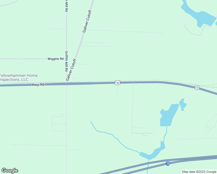 map of restaurants, bars, coffee shops, grocery stores, and more near 1060 U.S. 90 in Holt
