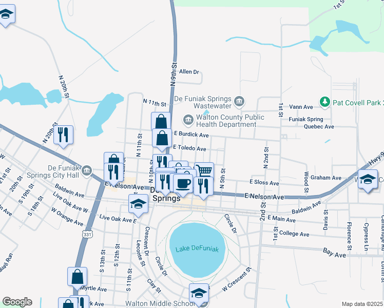 185 North 7th Street, DeFuniak Springs FL Walk Score