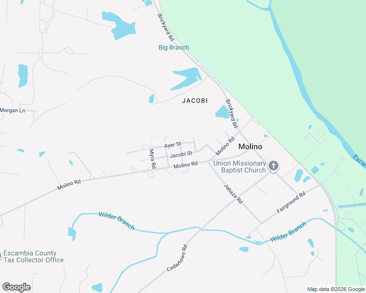 map of restaurants, bars, coffee shops, grocery stores, and more near 6910 Folch Street in Molino