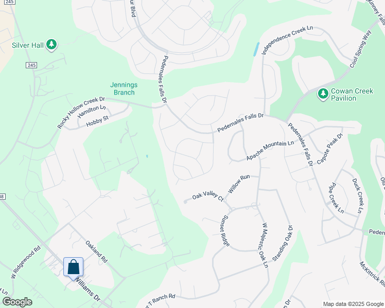 map of restaurants, bars, coffee shops, grocery stores, and more near 840 Salado Creek Lane in Georgetown
