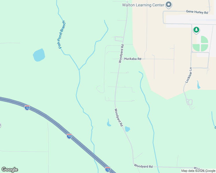 map of restaurants, bars, coffee shops, grocery stores, and more near 948 Woodyard Road in DeFuniak Springs