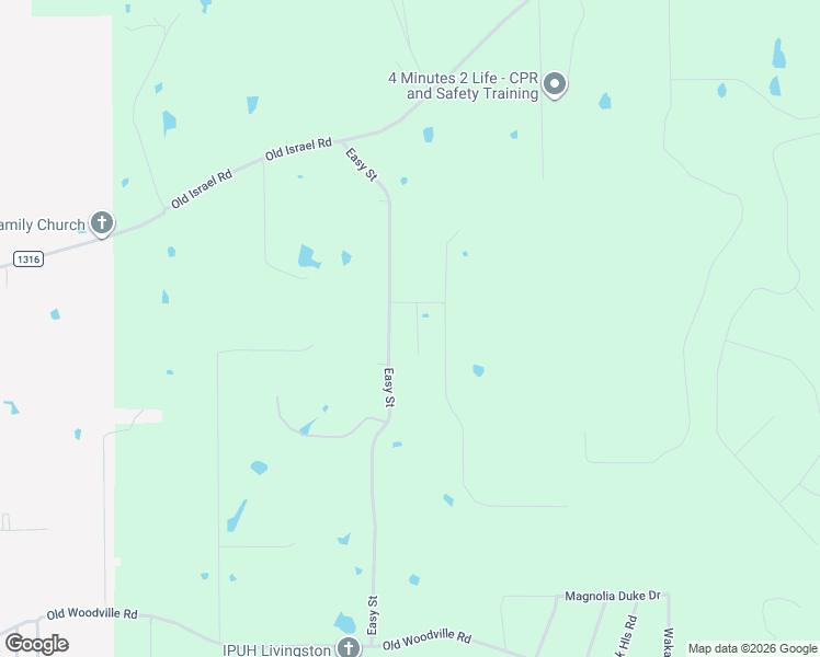 map of restaurants, bars, coffee shops, grocery stores, and more near 205 Easy Street Road in Livingston