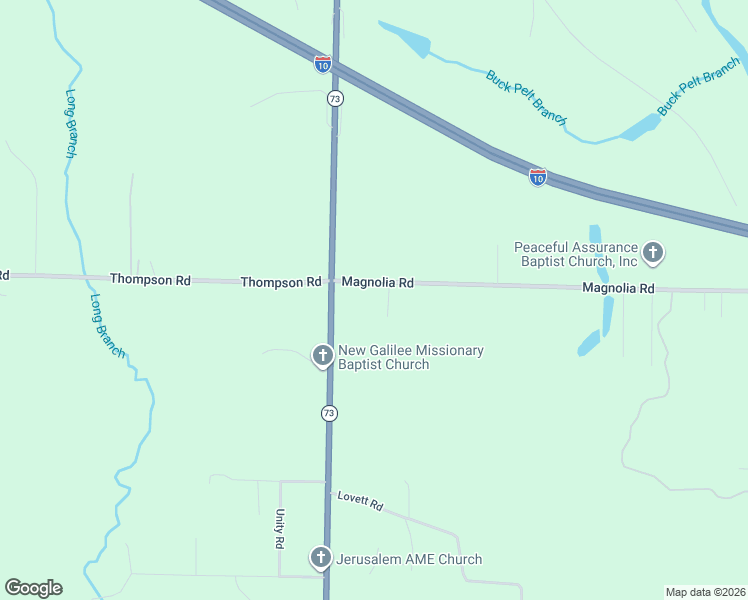 map of restaurants, bars, coffee shops, grocery stores, and more near 4421 Magnolia Road in Marianna