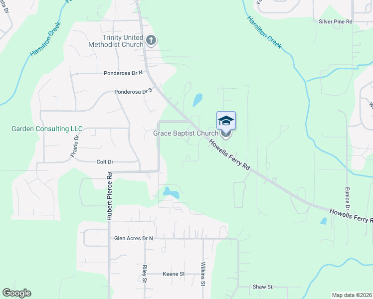 map of restaurants, bars, coffee shops, grocery stores, and more near 8941 Howells Court North in Semmes
