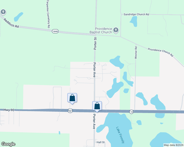 map of restaurants, bars, coffee shops, grocery stores, and more near 2224 Porter Avenue in Grand Ridge