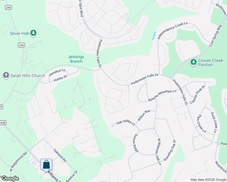 map of restaurants, bars, coffee shops, grocery stores, and more near 840 Salado Creek Lane in Georgetown