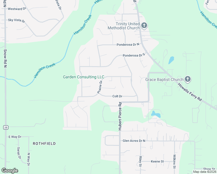 map of restaurants, bars, coffee shops, grocery stores, and more near 9274 Sioux Court in Semmes