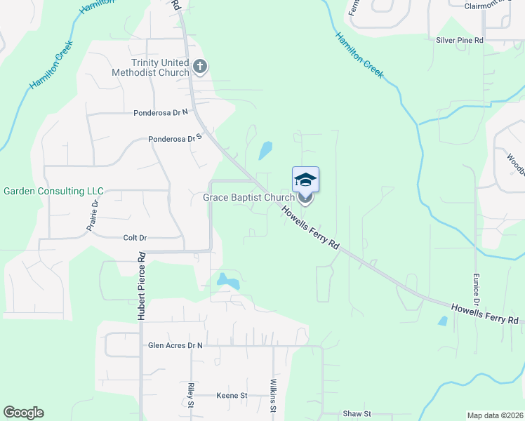 map of restaurants, bars, coffee shops, grocery stores, and more near 8941 Howells Court North in Semmes