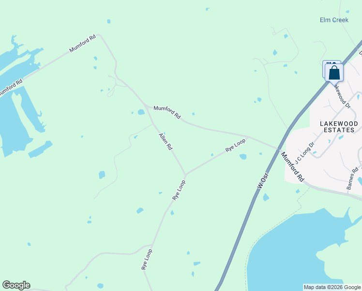 map of restaurants, bars, coffee shops, grocery stores, and more near 6694 Allen Road in Bryan