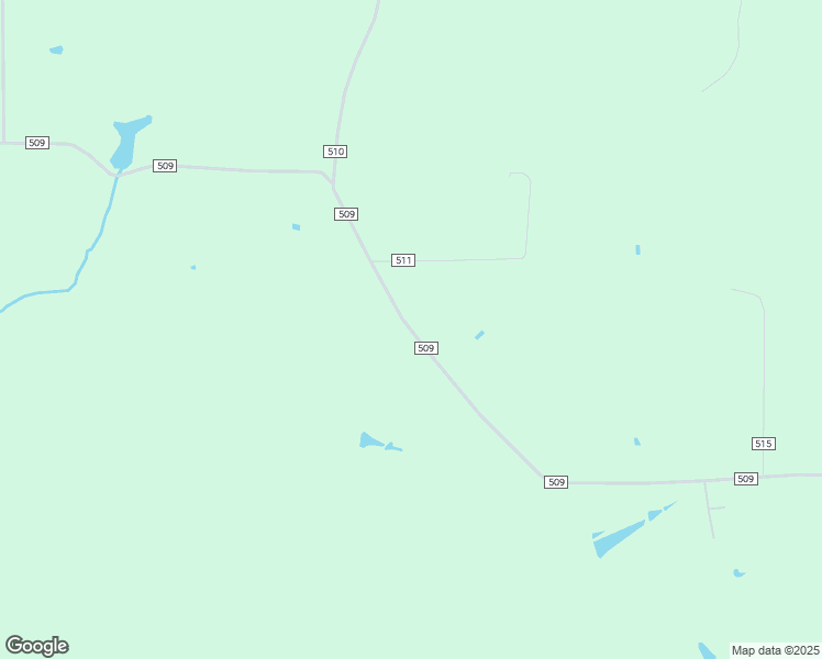 map of restaurants, bars, coffee shops, grocery stores, and more near County Road 509 in Kirbyville