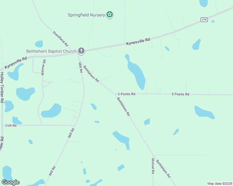 map of restaurants, bars, coffee shops, grocery stores, and more near 2243 Bethlehem Road in Cottondale