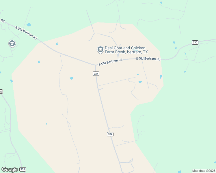map of restaurants, bars, coffee shops, grocery stores, and more near Dog Run in Burnet