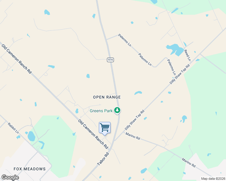 map of restaurants, bars, coffee shops, grocery stores, and more near 3660 Farm to Market Road 974 in Bryan