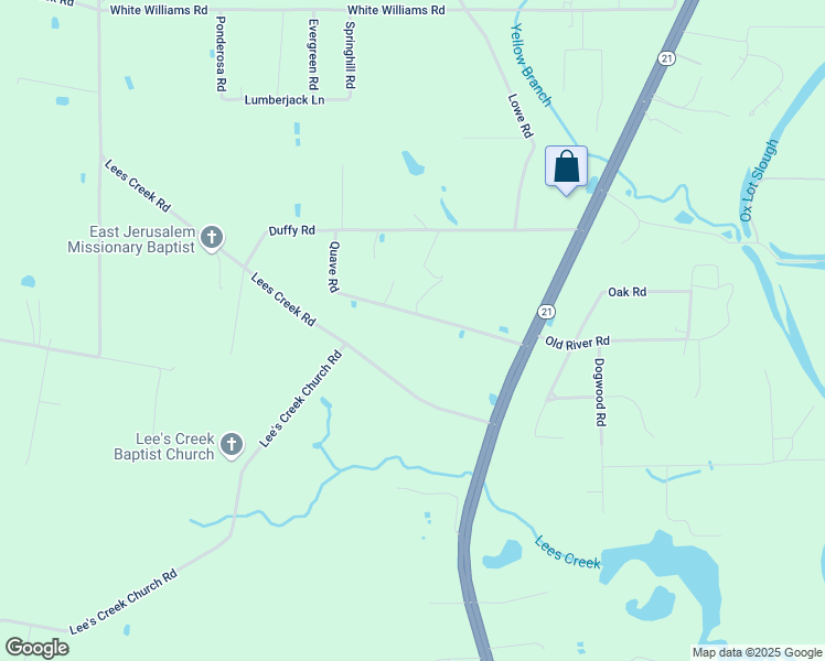 map of restaurants, bars, coffee shops, grocery stores, and more near 330 Quave Road in Bogalusa