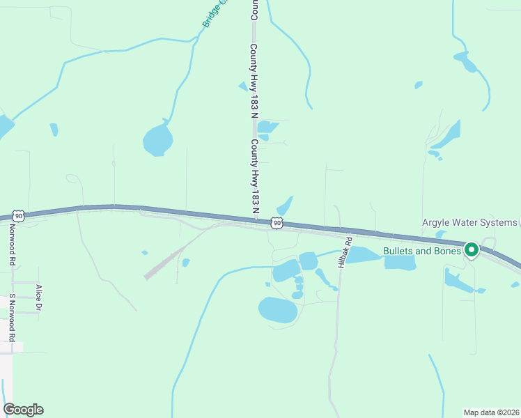 map of restaurants, bars, coffee shops, grocery stores, and more near 44 County Highway 183 North in DeFuniak Springs