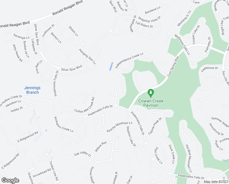 map of restaurants, bars, coffee shops, grocery stores, and more near 728 Independence Creek Lane in Georgetown