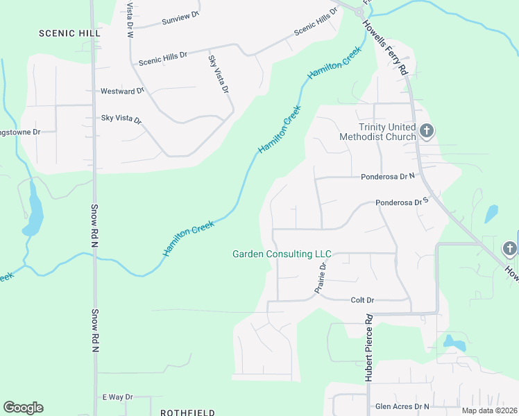 map of restaurants, bars, coffee shops, grocery stores, and more near 1901 Ranch House Drive in Semmes