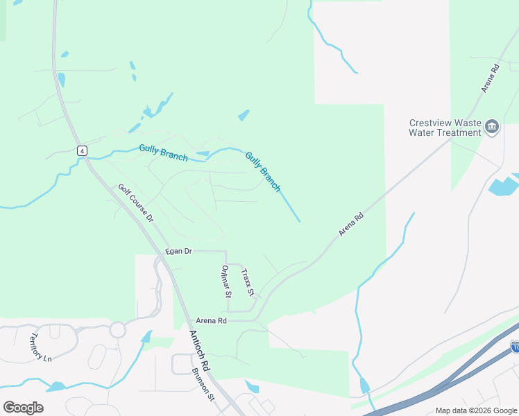 map of restaurants, bars, coffee shops, grocery stores, and more near 115 Wedgewood Court in Crestview