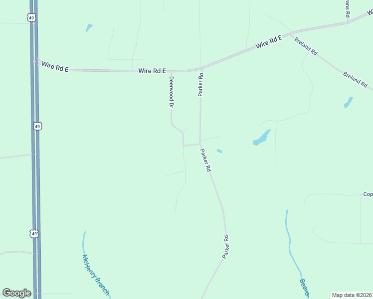map of restaurants, bars, coffee shops, grocery stores, and more near 88 Deerwood Drive in Perkinston