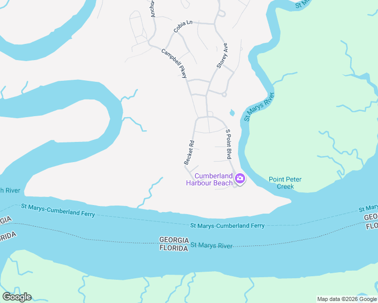 map of restaurants, bars, coffee shops, grocery stores, and more near 300 Becket Road in St. Marys
