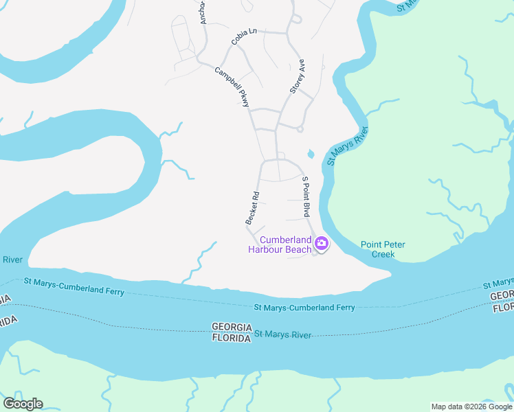map of restaurants, bars, coffee shops, grocery stores, and more near 300 Becket Road in St. Marys