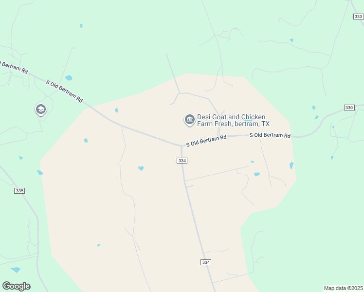 map of restaurants, bars, coffee shops, grocery stores, and more near 3104 County Road 330 in Burnet