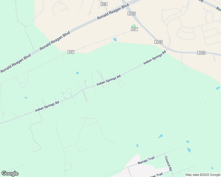 map of restaurants, bars, coffee shops, grocery stores, and more near 601 Indian Springs Road in Georgetown
