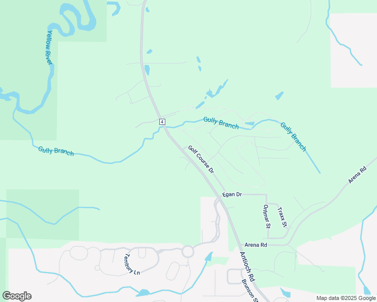 map of restaurants, bars, coffee shops, grocery stores, and more near 5 Golf Course Drive in Crestview