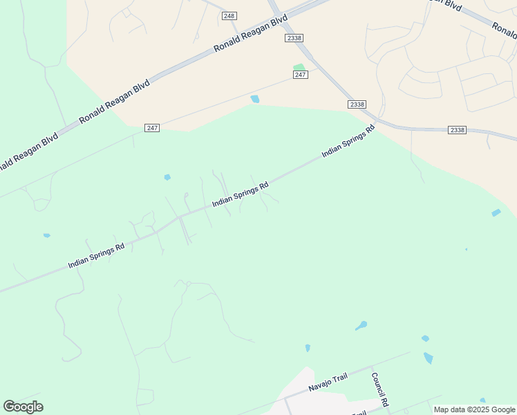 map of restaurants, bars, coffee shops, grocery stores, and more near 601 Indian Springs Road in Georgetown