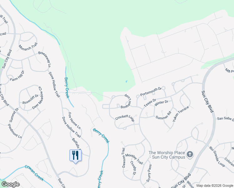 map of restaurants, bars, coffee shops, grocery stores, and more near 225 Bonham Loop in Georgetown