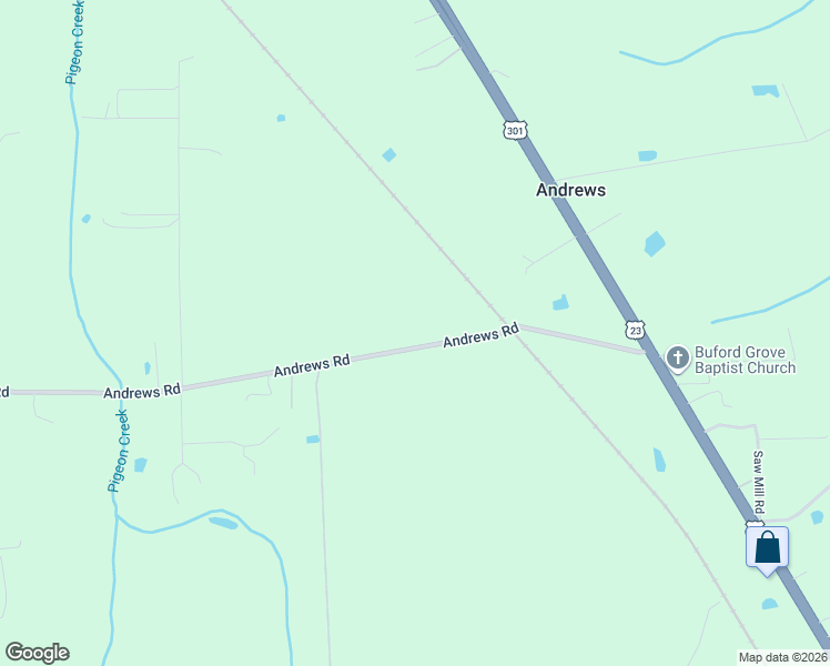 map of restaurants, bars, coffee shops, grocery stores, and more near 172650 Andrews Road in Hilliard