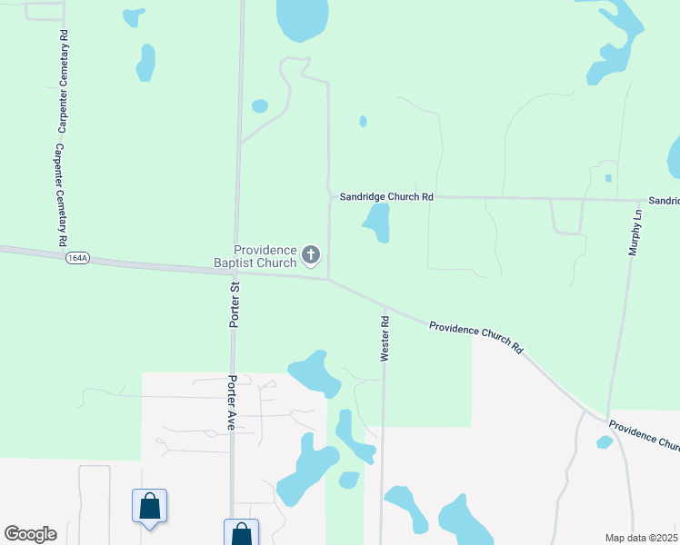 map of restaurants, bars, coffee shops, grocery stores, and more near 2000-2036 Sandridge Church Road in Grand Ridge