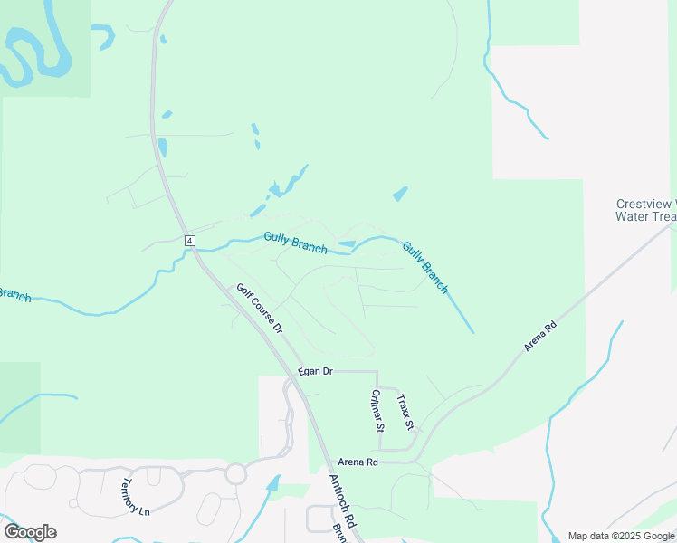 map of restaurants, bars, coffee shops, grocery stores, and more near 217 Country Club Drive in Crestview