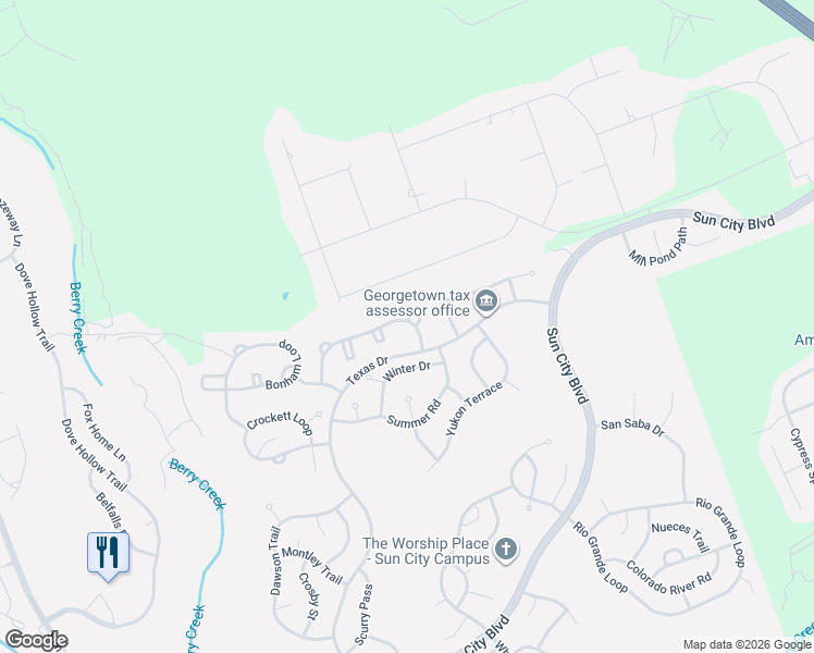 map of restaurants, bars, coffee shops, grocery stores, and more near 115 Portsmouth Drive in Georgetown