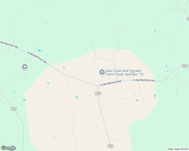 map of restaurants, bars, coffee shops, grocery stores, and more near 3104 County Road 330 in Burnet