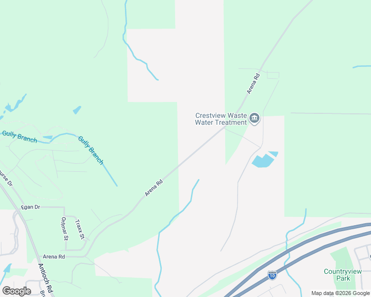 map of restaurants, bars, coffee shops, grocery stores, and more near 5060 Arena Road in Crestview