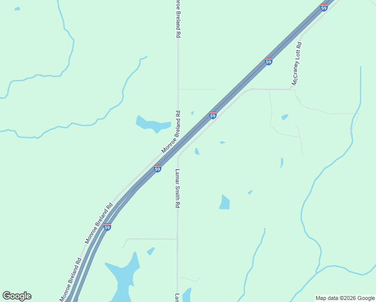 map of restaurants, bars, coffee shops, grocery stores, and more near 233 Monroe Breland Road in Poplarville