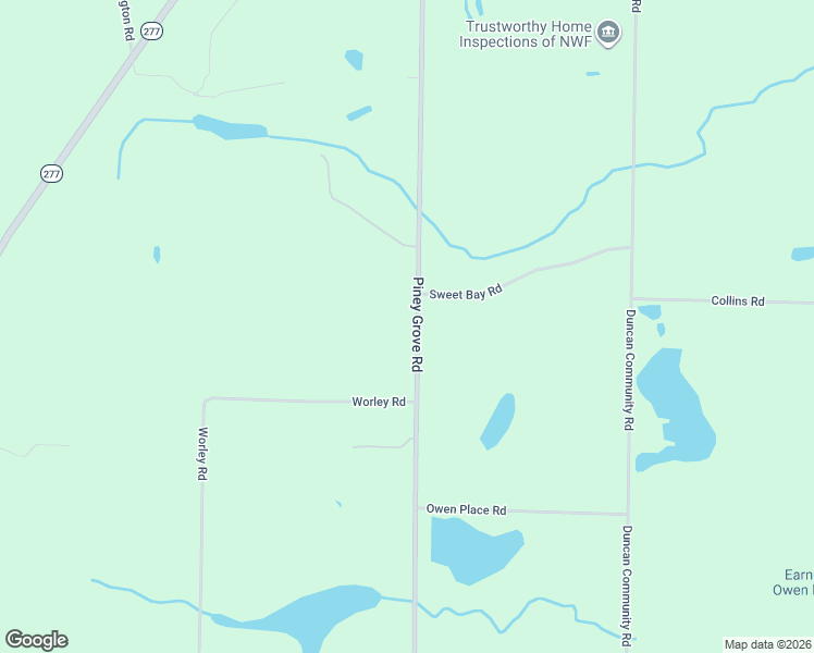 map of restaurants, bars, coffee shops, grocery stores, and more near 1374 Piney Grove Road in Chipley