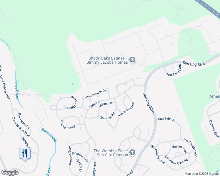 map of restaurants, bars, coffee shops, grocery stores, and more near 127 Essex Lane in Georgetown