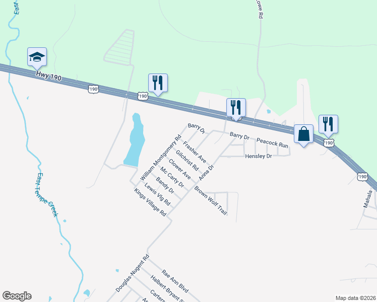 map of restaurants, bars, coffee shops, grocery stores, and more near 260 Gilchrist Road in Livingston