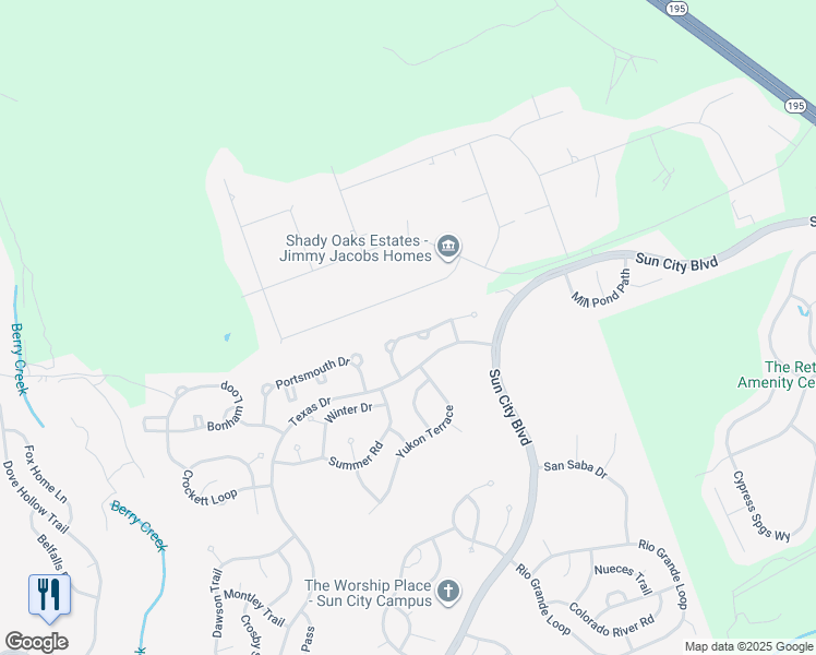 map of restaurants, bars, coffee shops, grocery stores, and more near 143 Essex Lane in Georgetown