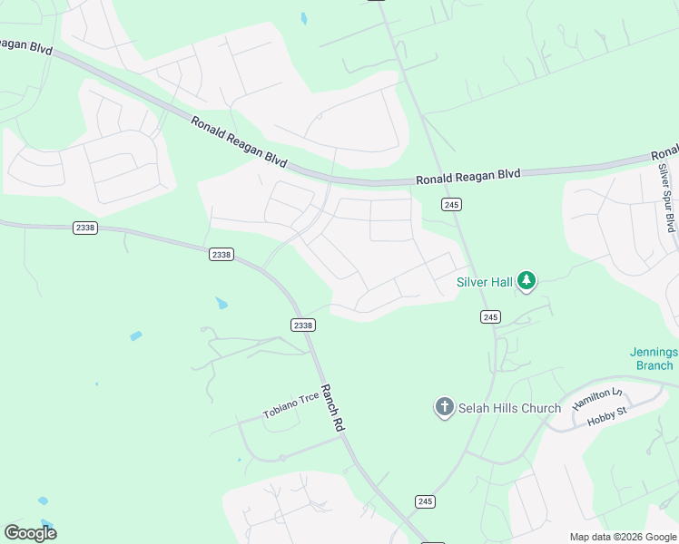 map of restaurants, bars, coffee shops, grocery stores, and more near 901 County Road 245 in Georgetown