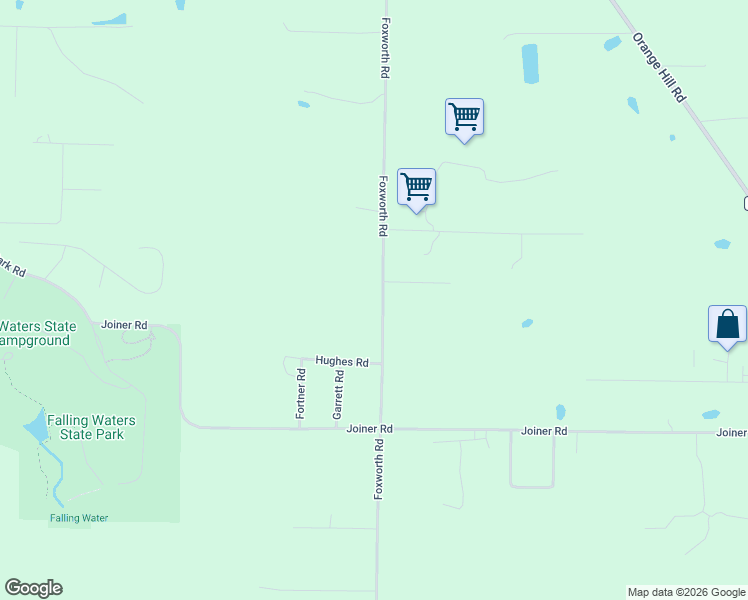 map of restaurants, bars, coffee shops, grocery stores, and more near 1482 Foxworth Road in Chipley