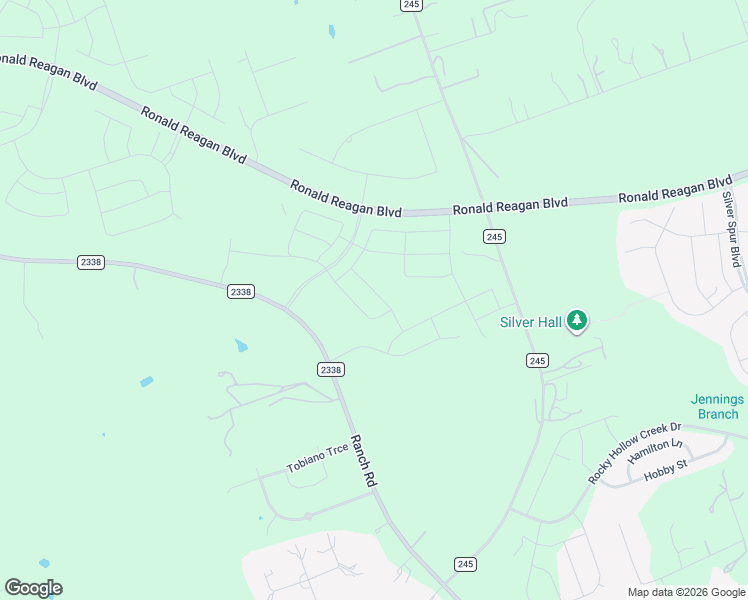 map of restaurants, bars, coffee shops, grocery stores, and more near 901 County Road 245 in Georgetown