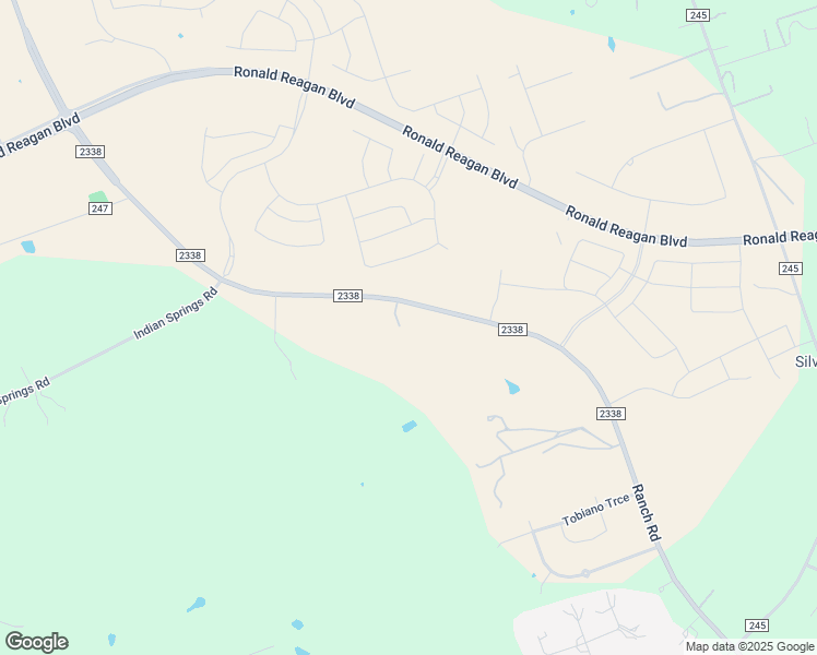 map of restaurants, bars, coffee shops, grocery stores, and more near 8701 Farm to Market Road 2338 in Georgetown